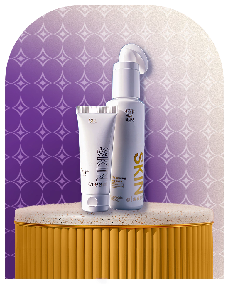 Combo Skincare BuqCare - Skin Cleaner e Hidratante Facial para limpeza e hidratação
